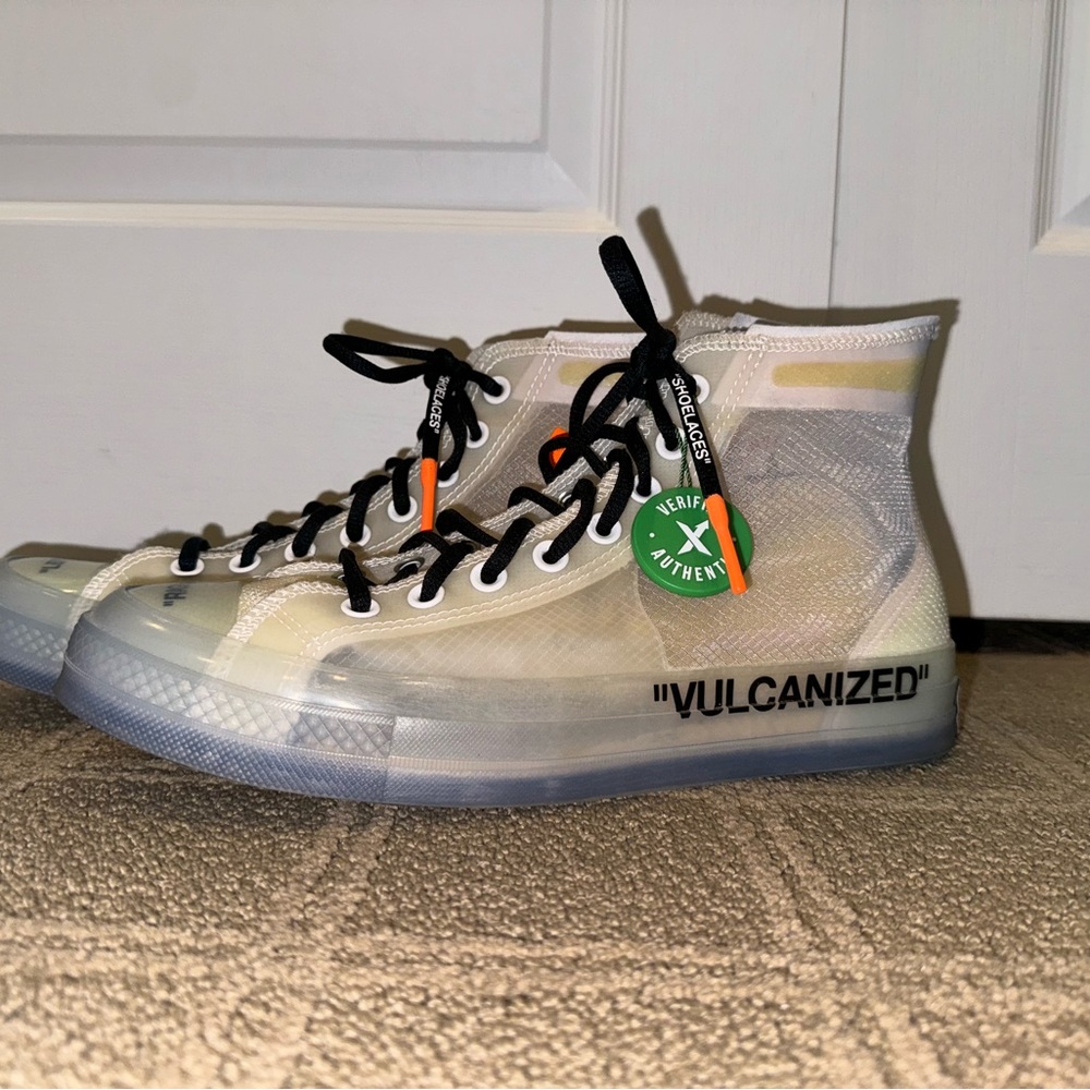 Off White Transparent Sneakers - image 1
